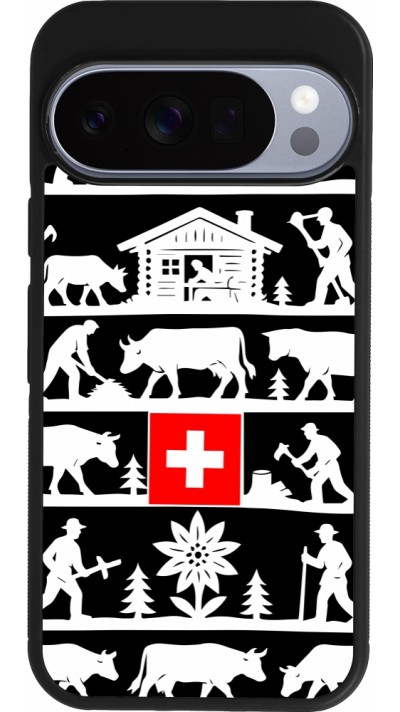 Google Pixel 10 / Pixel 10 Pro Case Hülle - Silikon schwarz Poya Schweiz 1 schwarz