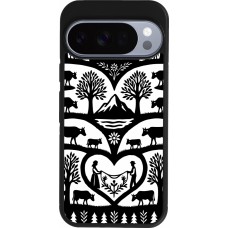 Google Pixel 10 / Pixel 10 Pro Case Hülle - Silikon schwarz Poya Schweiz 2