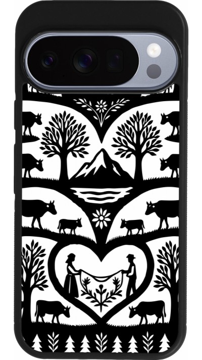 Google Pixel 10 / Pixel 10 Pro Case Hülle - Silikon schwarz Poya Schweiz 2