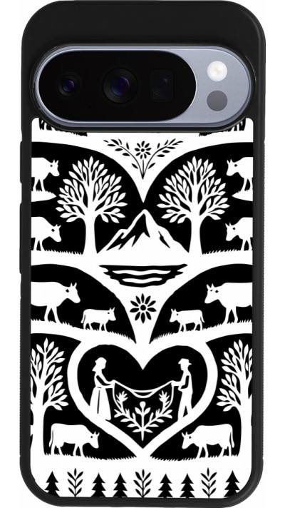 Google Pixel 10 / Pixel 10 Pro Case Hülle - Silikon schwarz Poya Schweiz 2 schwarz