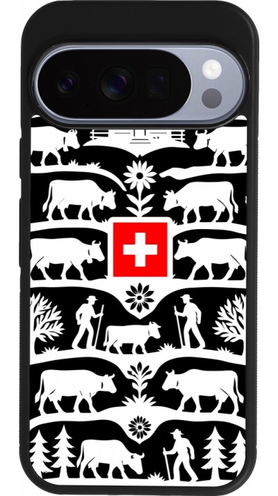 Google Pixel 10 / Pixel 10 Pro Case Hülle - Silikon schwarz Poya Schweiz 3 schwarz