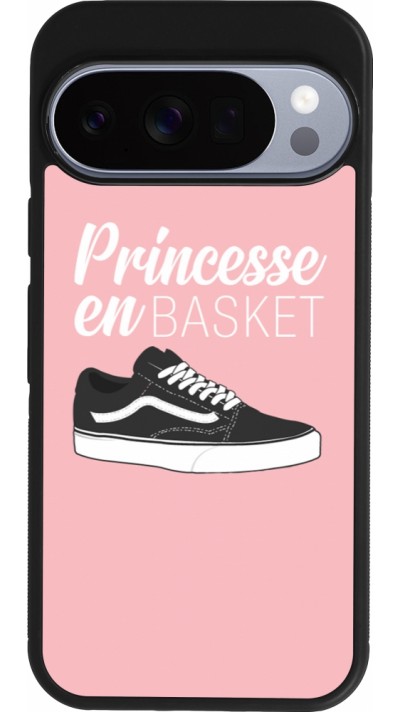 Google Pixel 10 / Pixel 10 Pro Case Hülle - Silikon schwarz princesse en basket