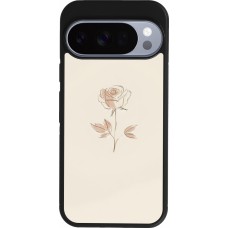 Google Pixel 10 / Pixel 10 Pro Case Hülle - Silikon schwarz Rosa Sand Minimalistisch