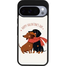 Google Pixel 10 / Pixel 10 Pro Case Hülle - Silikon schwarz Saint Valentines Day 26 Happy Valentine