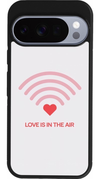 Google Pixel 10 / Pixel 10 Pro Case Hülle - Silikon schwarz Saint Valentines Day 26 Love is in the air