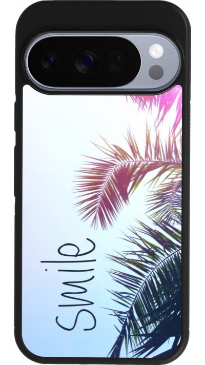 Google Pixel 10 / Pixel 10 Pro Case Hülle - Silikon schwarz Smile 05