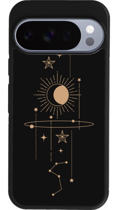 Google Pixel 10 / Pixel 10 Pro Case Hülle - Silikon schwarz Spring 23 astro
