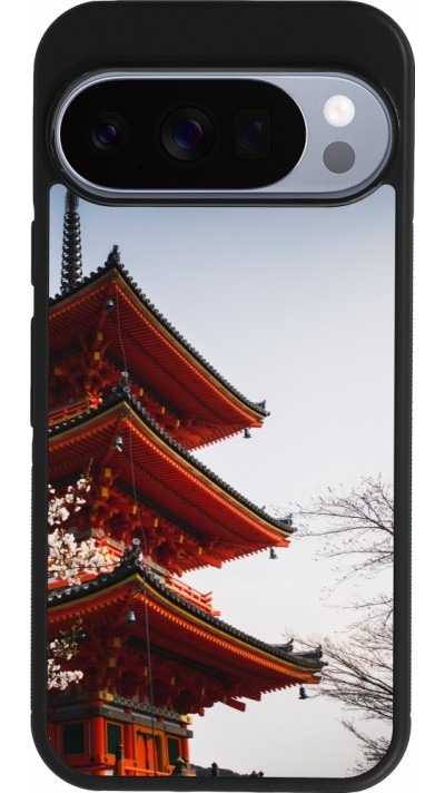 Google Pixel 10 / Pixel 10 Pro Case Hülle - Silikon schwarz Spring 23 Japan