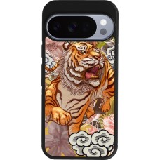 Google Pixel 10 / Pixel 10 Pro Case Hülle - Silikon schwarz Spring 23 japanese tiger