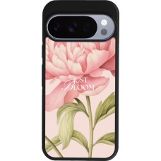 Google Pixel 10 / Pixel 10 Pro Case Hülle - Silikon schwarz Just Bloom Spring 2026