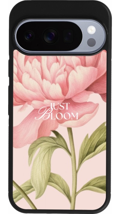 Google Pixel 10 / Pixel 10 Pro Case Hülle - Silikon schwarz Just Bloom Spring 2026