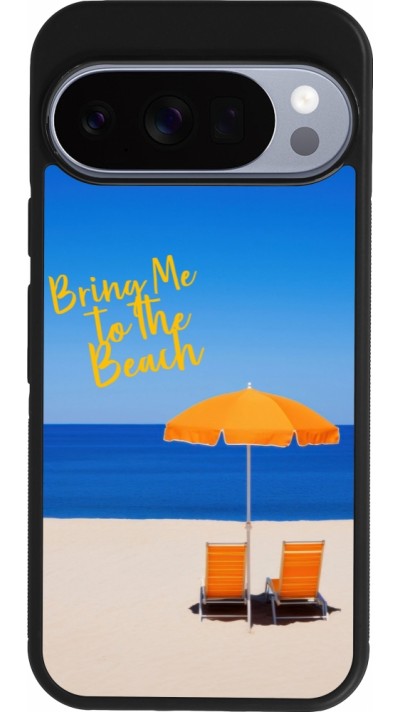 Google Pixel 10 / Pixel 10 Pro Case Hülle - Silikon schwarz Summer 2025 Bring me to the beach
