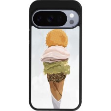 Google Pixel 10 / Pixel 10 Pro Case Hülle - Silikon schwarz Summer 2025 Cornet