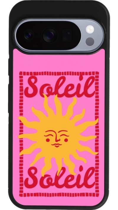 Google Pixel 10 / Pixel 10 Pro Case Hülle - Silikon schwarz Sun sun 2026