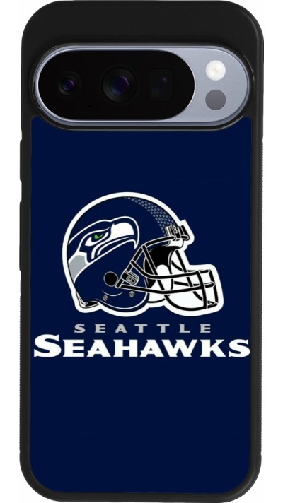 Google Pixel 10 / Pixel 10 Pro Case Hülle - Silikon schwarz Super Bowl 26 Seattle 3
