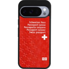 Google Pixel 10 / Pixel 10 Pro Case Hülle - Silikon schwarz Swiss Passport