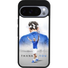 Google Pixel 10 / Pixel 10 Pro Case Hülle - Silikon schwarz Thank you Roger