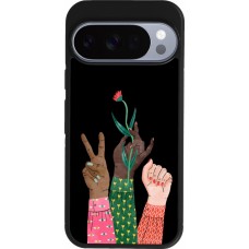 Google Pixel 10 / Pixel 10 Pro Case Hülle - Silikon schwarz Womens day 2026 2