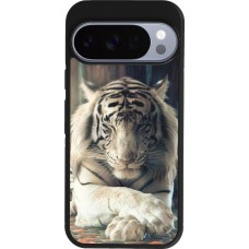 Google Pixel 10 / Pixel 10 Pro Case Hülle - Silikon schwarz Zen Tiger