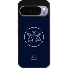 Google Pixel 10 Pro XL Case Hülle - Silikon schwarz Astrologie Waage