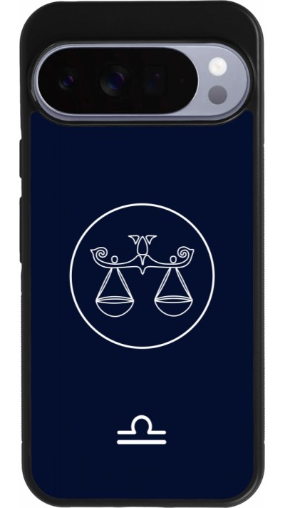 Google Pixel 10 Pro XL Case Hülle - Silikon schwarz Astrologie Waage