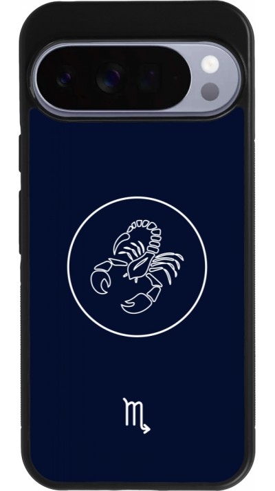 Google Pixel 10 Pro XL Case Hülle - Silikon schwarz Astrologie Skorpion
