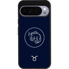 Google Pixel 10 Pro XL Case Hülle - Silikon schwarz Astrologie Stier