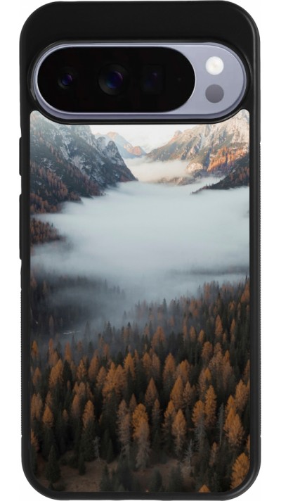 Google Pixel 10 Pro XL Case Hülle - Silikon schwarz Autumn 22 forest lanscape
