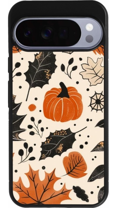 Google Pixel 10 Pro XL Case Hülle - Silikon schwarz Autumn 2024 nature