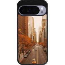Google Pixel 10 Pro XL Case Hülle - Silikon schwarz Autumn 2024 New York city