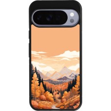 Google Pixel 10 Pro XL Case Hülle - Silikon schwarz Autumn 25 Mountains