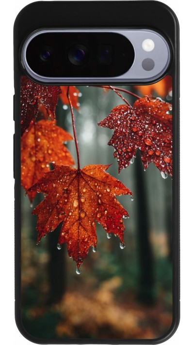 Google Pixel 10 Pro XL Case Hülle - Silikon schwarz Autumn 25 Rain