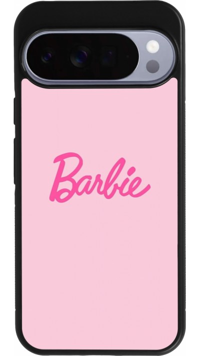 Google Pixel 10 Pro XL Case Hülle - Silikon schwarz Barbie Text