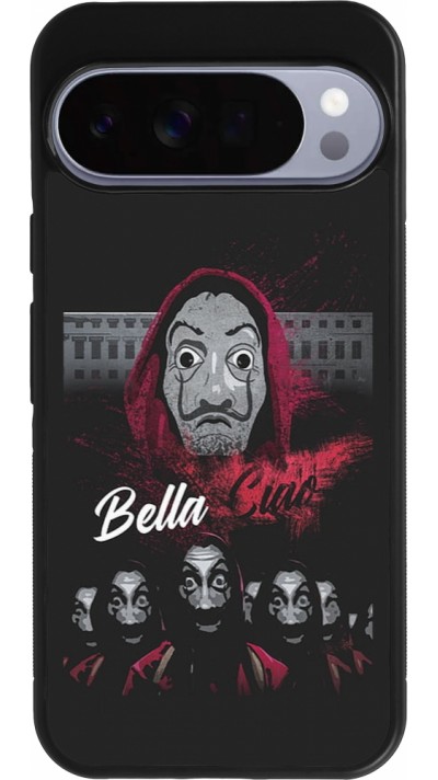 Google Pixel 10 Pro XL Case Hülle - Silikon schwarz Bella Ciao
