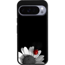 Google Pixel 10 Pro XL Case Hülle - Silikon schwarz Black and white Cox