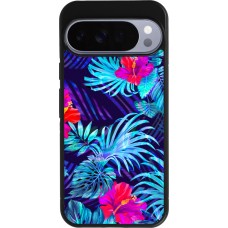 Google Pixel 10 Pro XL Case Hülle - Silikon schwarz Blue Forest