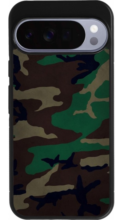 Google Pixel 10 Pro XL Case Hülle - Silikon schwarz Camouflage 3