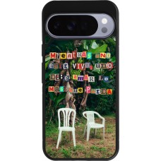 Coque Google Pixel 10 Pro XL - Silicone rigide noir Chairs DTMF
