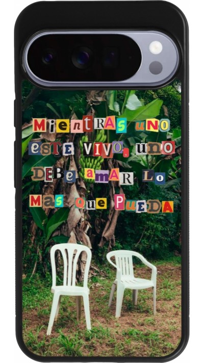 Google Pixel 10 Pro XL Case Hülle - Silikon schwarz Chairs DTMF