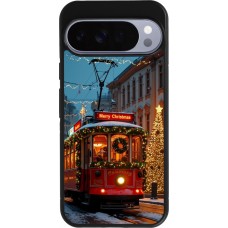 Google Pixel 10 Pro XL Case Hülle - Silikon schwarz Christmas 25 Xmas Train