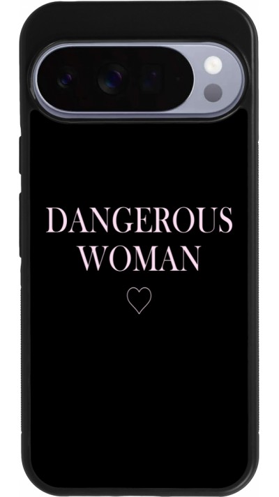 Google Pixel 10 Pro XL Case Hülle - Silikon schwarz Dangerous woman