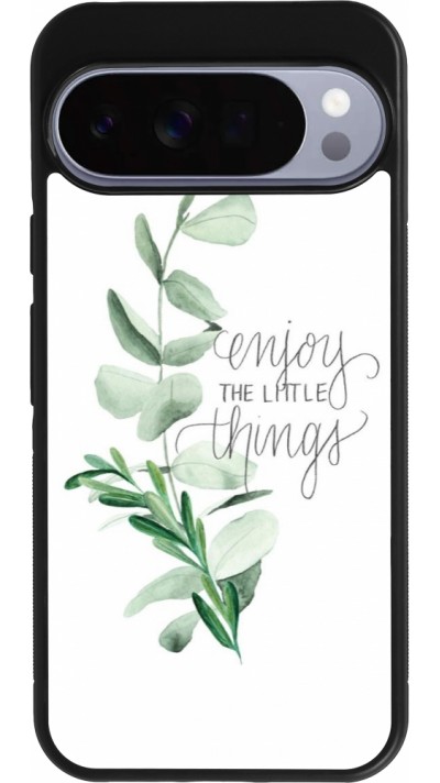 Coque Google Pixel 10 Pro XL - Silicone rigide noir Enjoy the little things
