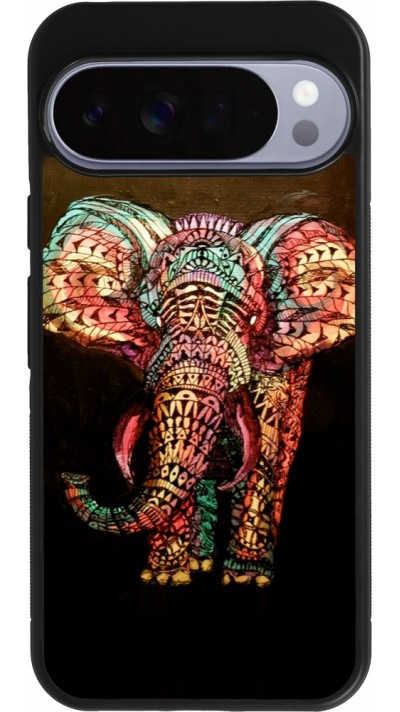 Coque Google Pixel 10 Pro XL - Silicone rigide noir Elephant 02