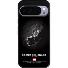 Coque Google Pixel 10 Pro XL - Silicone rigide noir F1 Track 2025 Monaco
