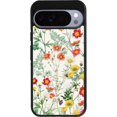 Coque Google Pixel 10 Pro XL - Silicone rigide noir Flora Botanical Wildlife