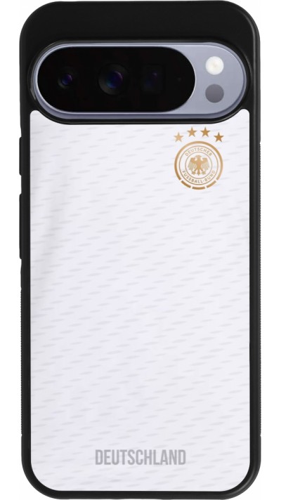 Google Pixel 10 Pro XL Case Hülle - Silikon schwarz Deutschland 2022 personalisierbares Fußballtrikot