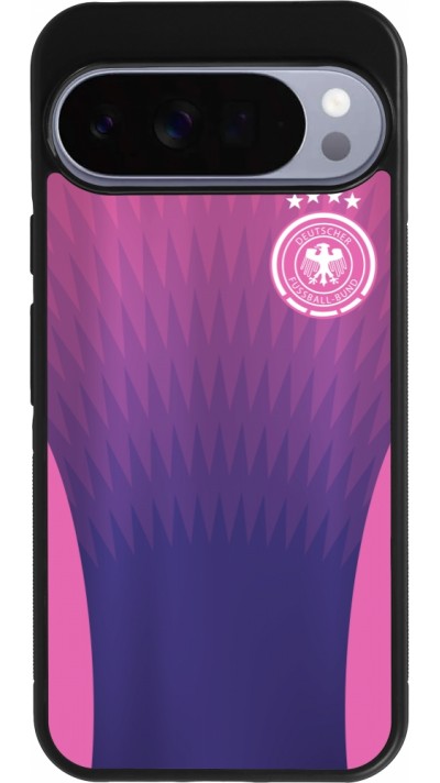 Google Pixel 10 Pro XL Case Hülle - Silikon schwarz Deutschland Away personalisierbares Fussballtrikot