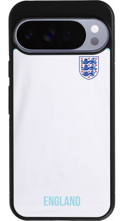 Google Pixel 10 Pro XL Case Hülle - Silikon schwarz England 2022 personalisierbares Fußballtrikot