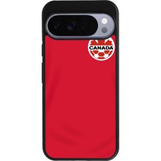 Google Pixel 10 Pro XL Case Hülle - Silikon schwarz Kanada 2022 personalisierbares Fussballtrikot