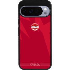 Google Pixel 10 Pro XL Case Hülle - Silikon schwarz Kanada 2026 personalisierbares Fussballtrikot